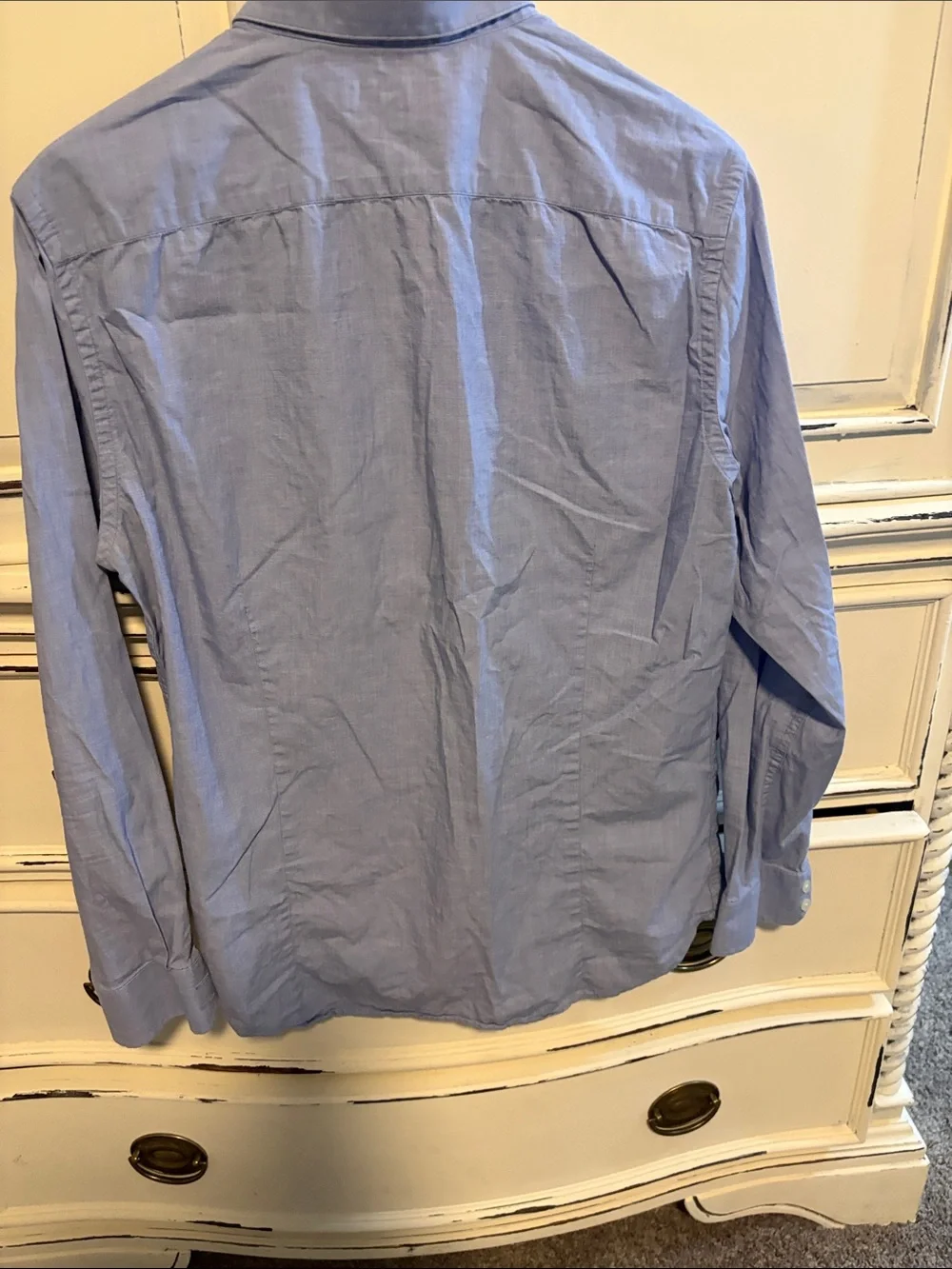 Banana Republic Men's Light Blue Button-Down Dress Shirt